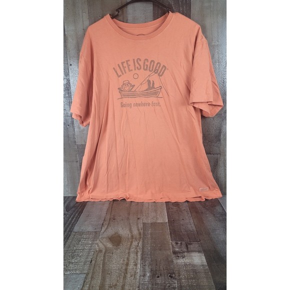 Life Is Good Do what you like like what you do Adult Tee Size XL - Picture 2 of 7